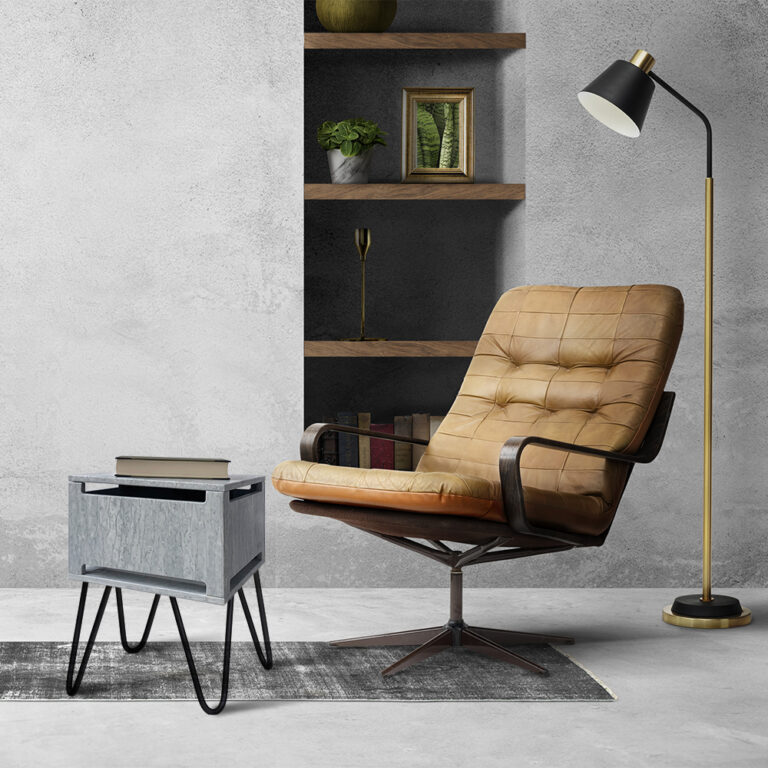 Ezra Classic – marble/metal