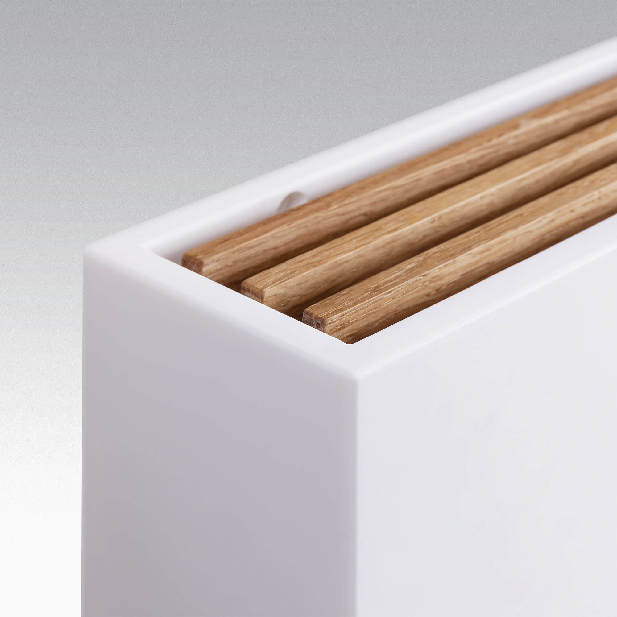 Noemi – wooden slats, detail view