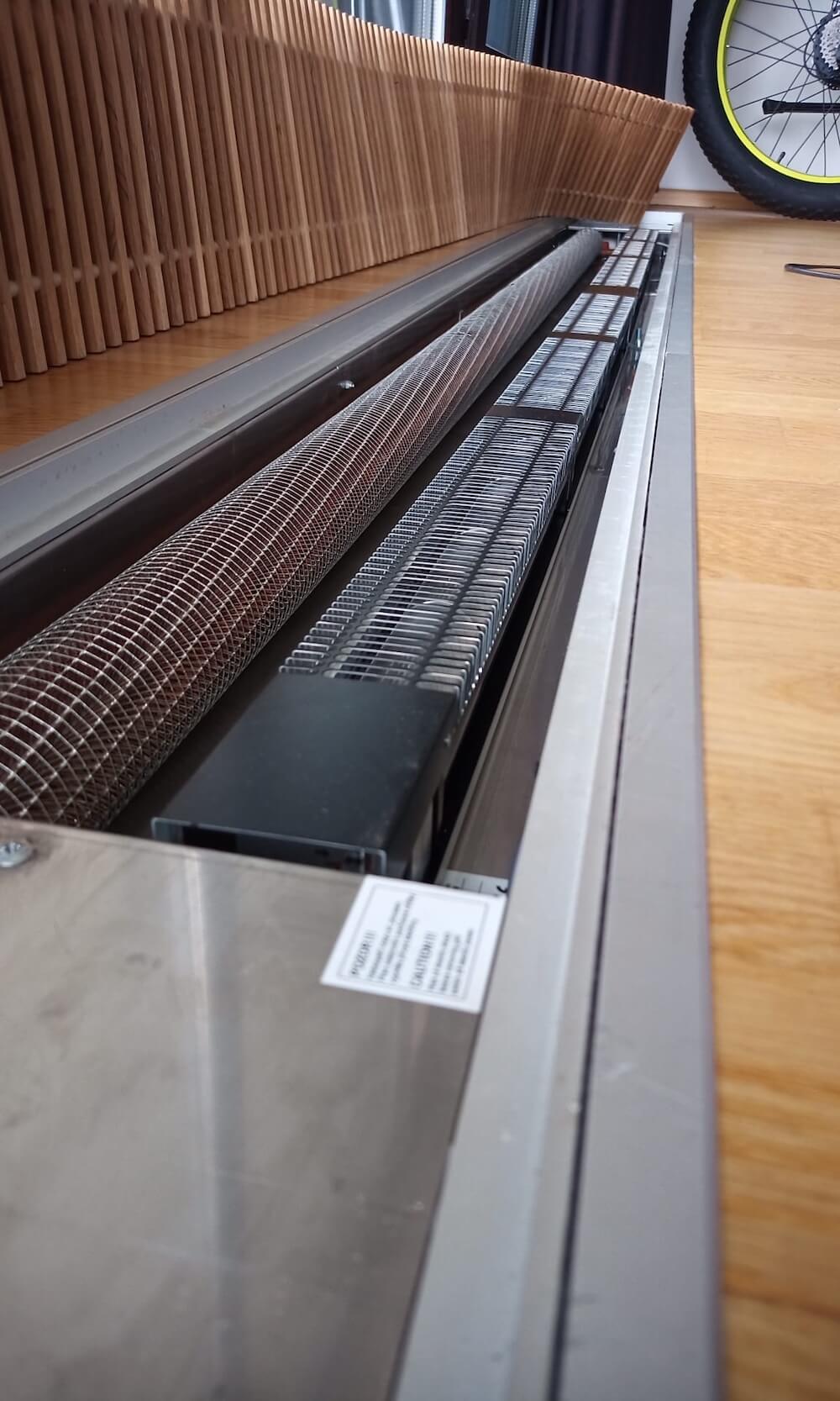 Plug&Play – open convector cover with fans